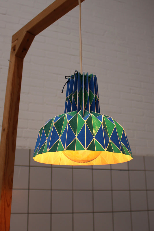 ORIFORI TEXTILE Lamp-shade M (Blue)