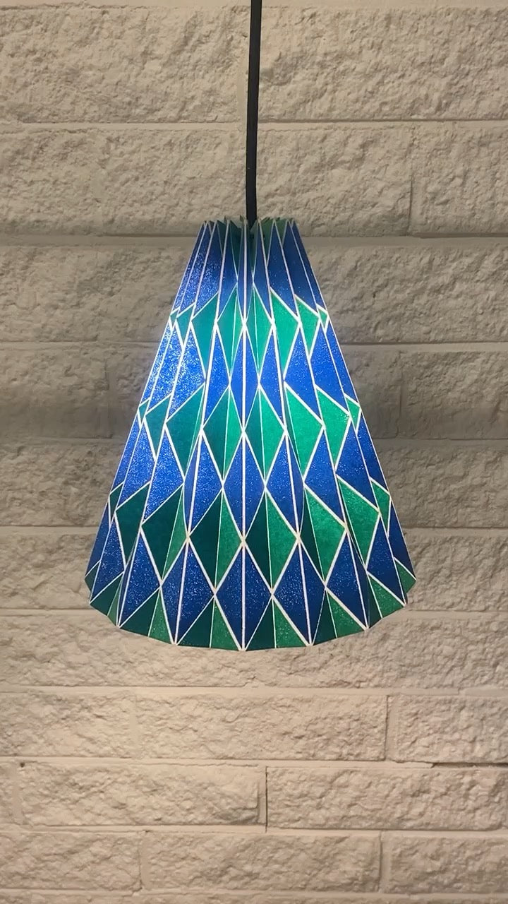 ORIFORI TEXTILE Lamp-shade M (yellow)