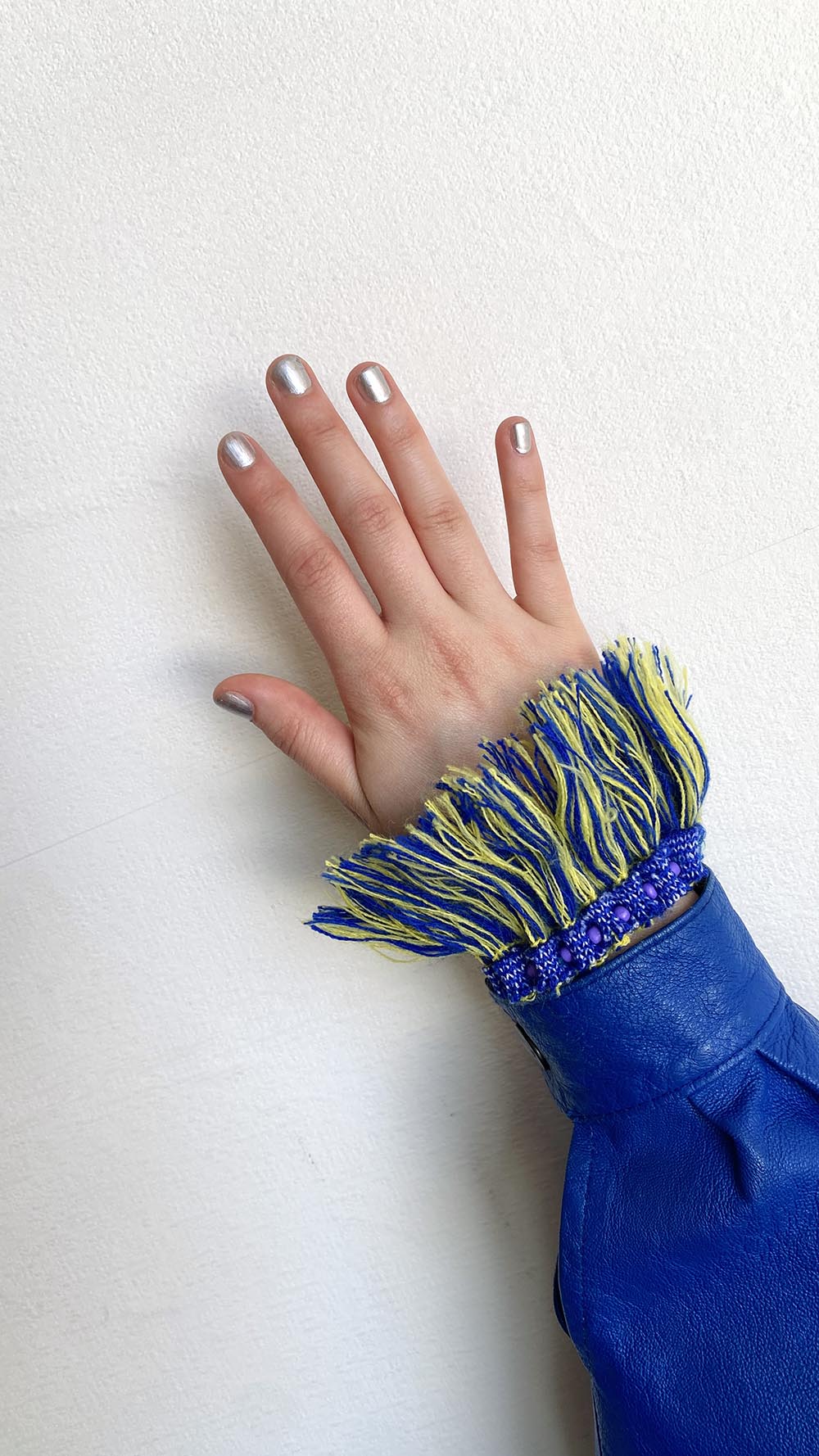 FRINGE FRIENDS Bracelet - blue/yellow