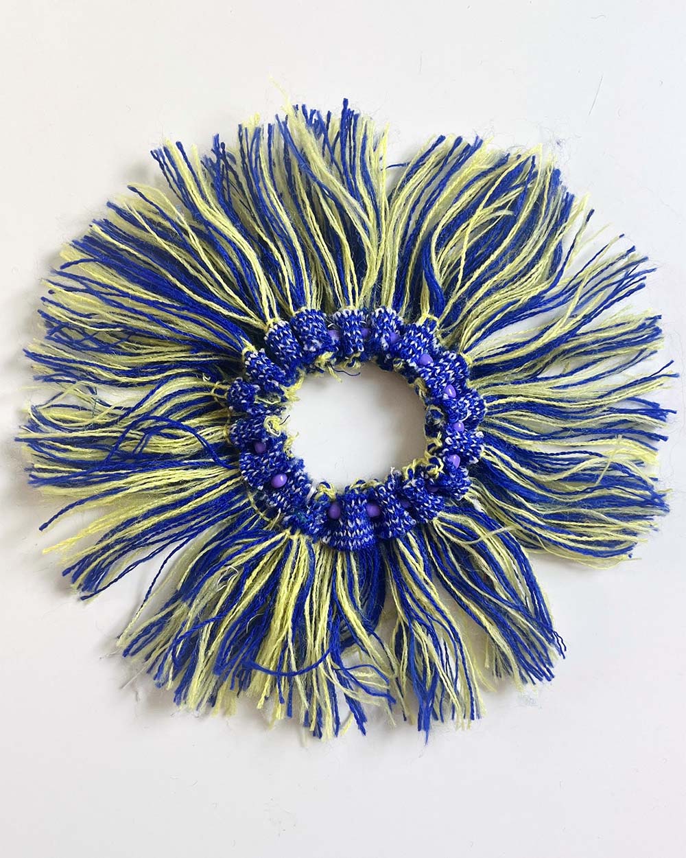 FRINGE FRIENDS Bracelet - blue/yellow