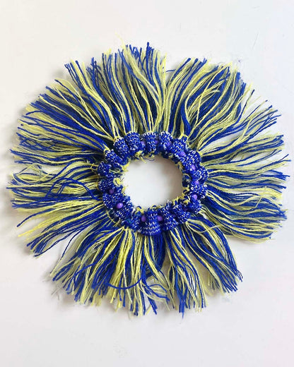 FRINGE FRIENDS Bracelet - blue/yellow