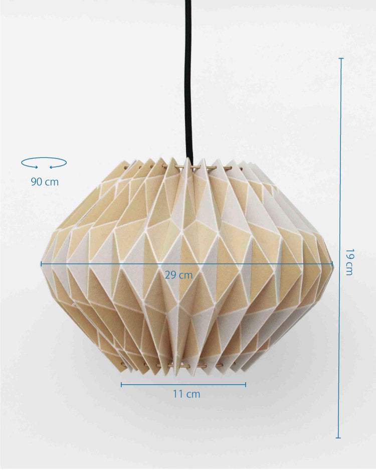 Origami Fold Lamp 06 – Wide Diamond / M
