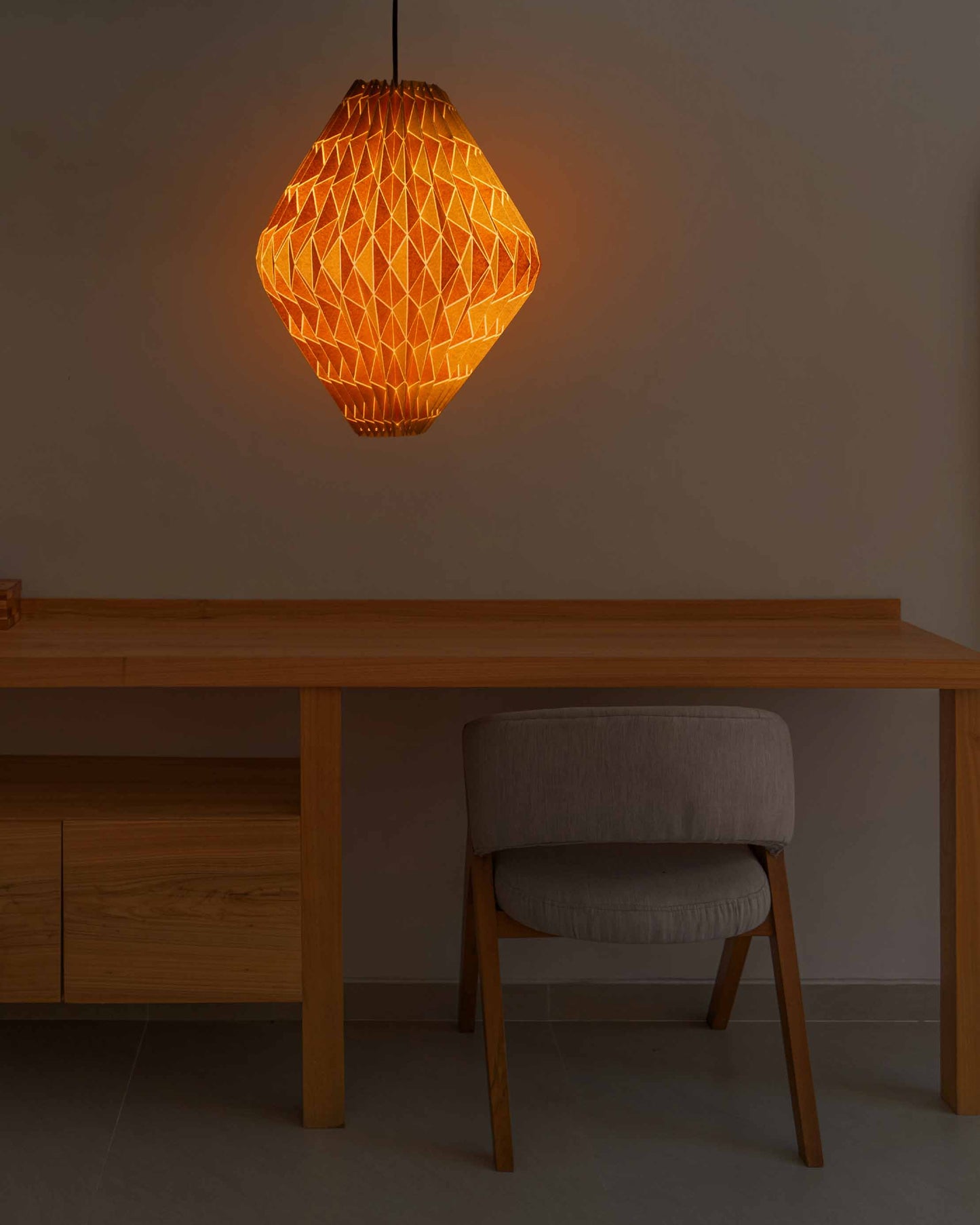 Origami Fold Lamp 01 – Diamond / L