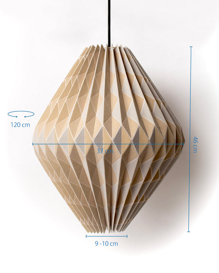 Origami Fold Lamp 01 – Diamond / L