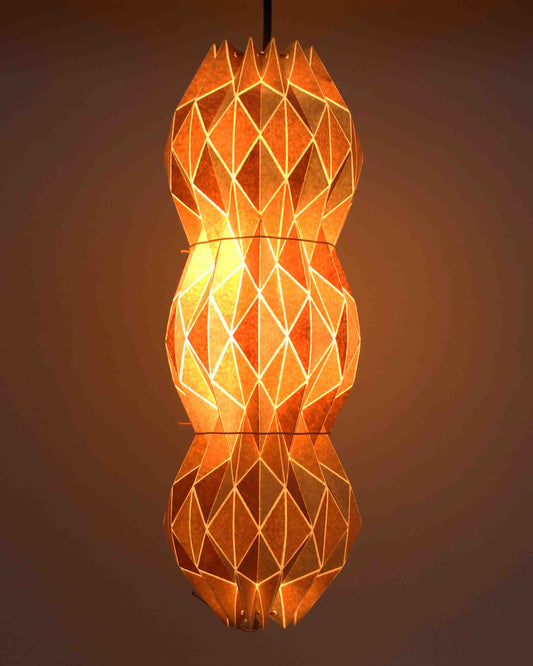 Origami Fold Lamp 04 – Peapod/ M