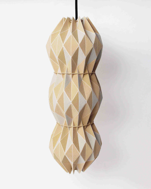 Origami Fold Lamp 04 – Peapod/ M