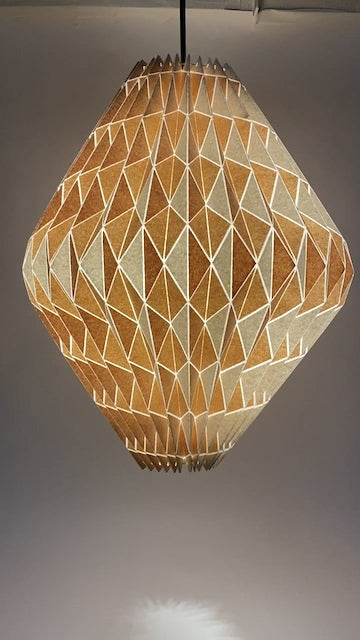 Origami Fold Lamp 01 – Diamond / L
